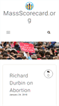 Mobile Screenshot of massscorecard.org